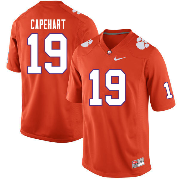 Men #19 DeMonte Capehart Clemson Tigers College Football Jerseys Sale-Orange